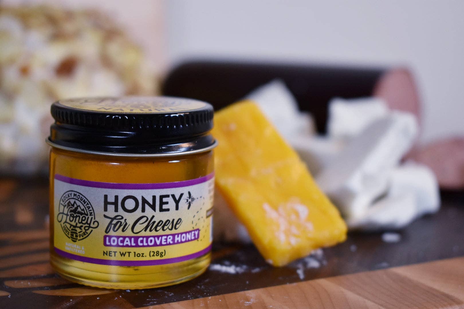 Rocky Mountain Honey Co. – Großhandel Honig – 1 Unze. Lokaler Kleehonig für Käse2