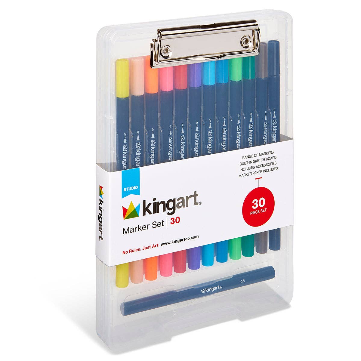 KINGART - Wholesale Marker - Marker Set with Drawing Board Case - 30 pc4