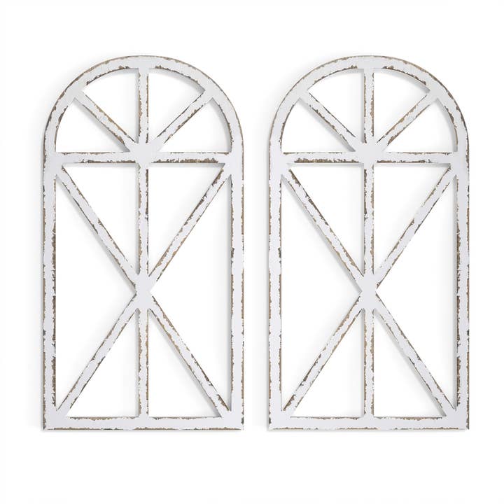 S/2 Cathedral Wood Frames for wholesale by Barnyard Designs