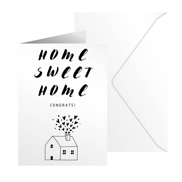 Nouvelle carte de maison - Félicitations pour votre nouveau chez-vous pour la vente par Argent Design Co