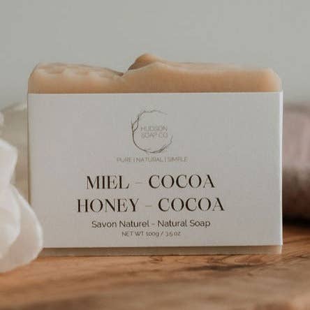 HONEY + COCOA | natural soap for wholesale by Hudson Soap Co
