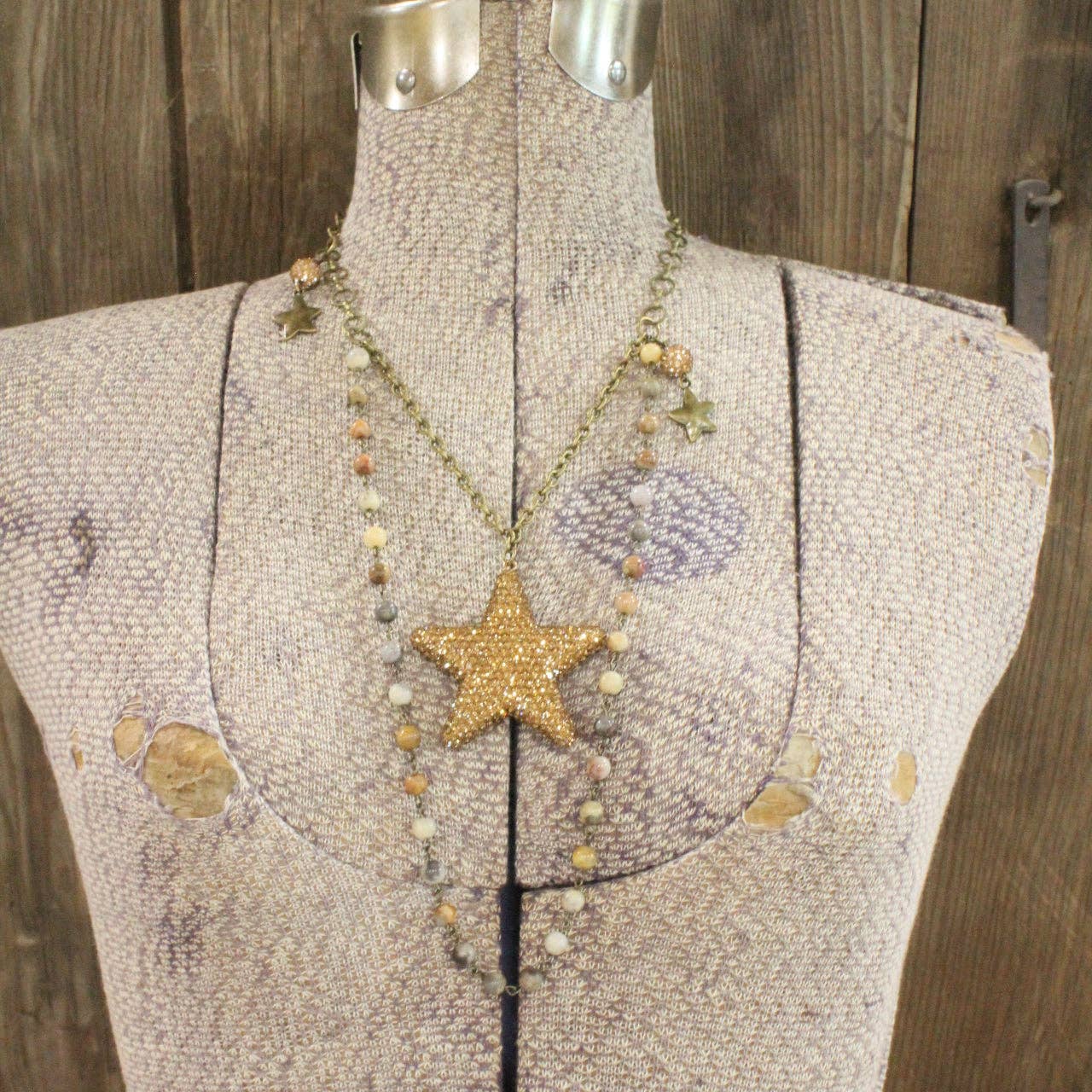 The Primitive Peddler, Inc. - Wholesale Pendant/Charm Necklace - Stars In The Night Sky Layered Necklace7