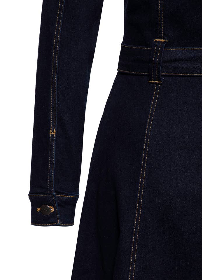 Western Denim Swing Dress for wholesale on Faire3