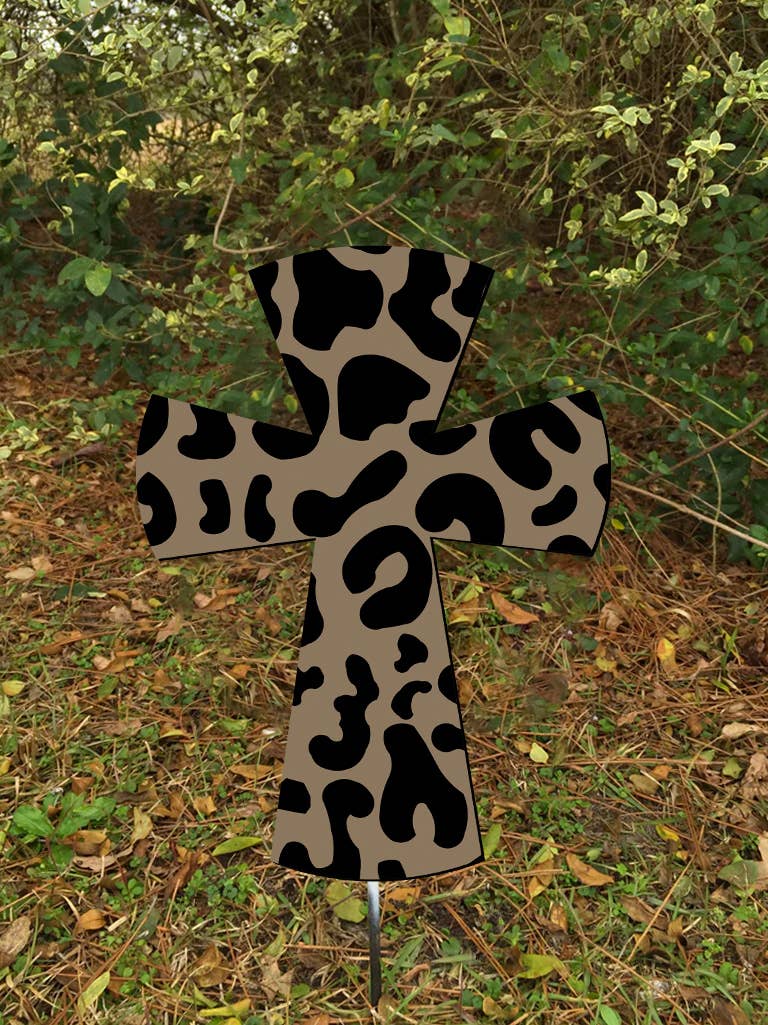 Steel Southern Designs - Wholesale Garden/Lawn Stake - 10" Cross Yard Stake1