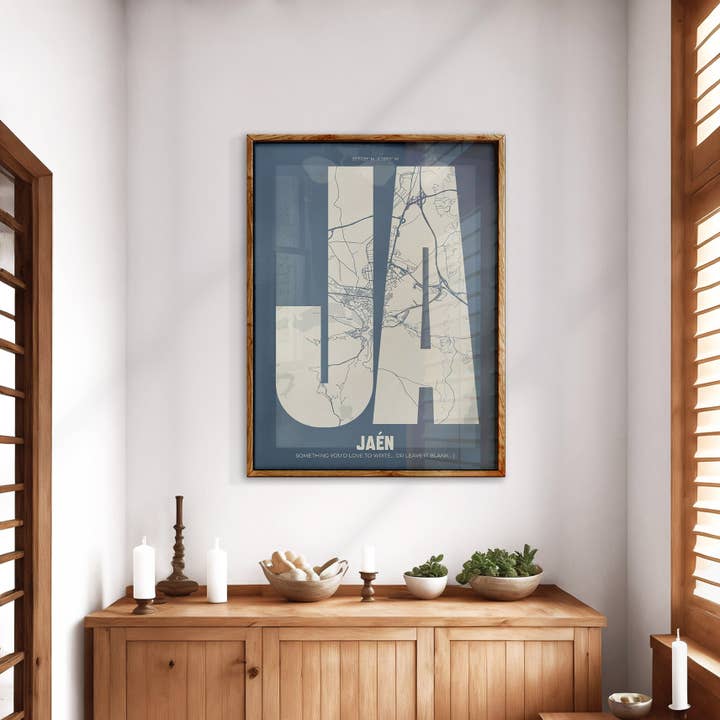 Mappa JA Letra per la vendita all'ingrosso da parte di The Traveler Art