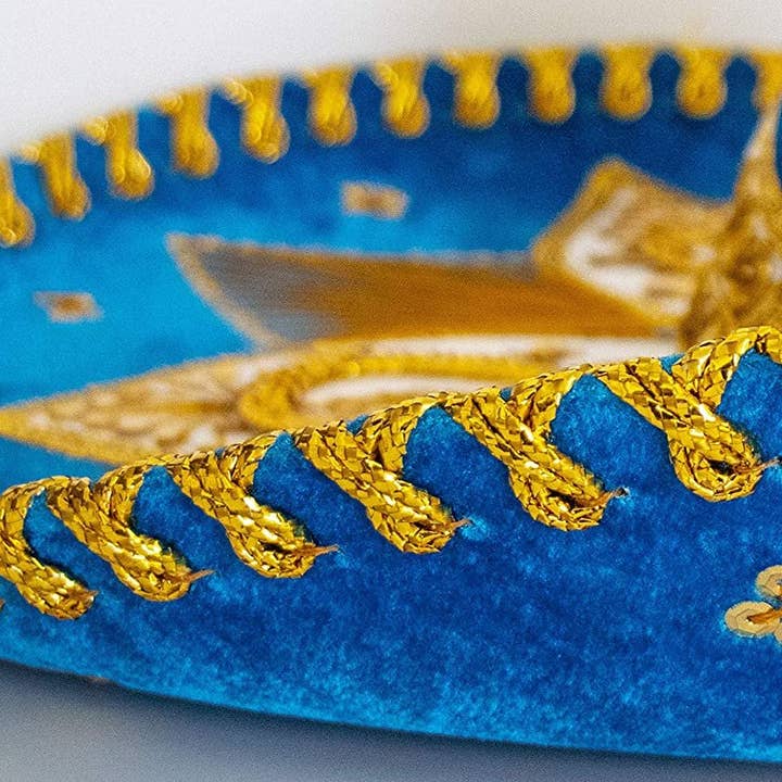 FESTMEX – Großhandel Kostüm – Erwachsene – Authentischer mexikanischer Sombrero Mariachi Charro Hut für Erwachsene, hochwertiger mexikanischer Hut für Kostümpartys, 5 de Mayo, 16 de Septiembre