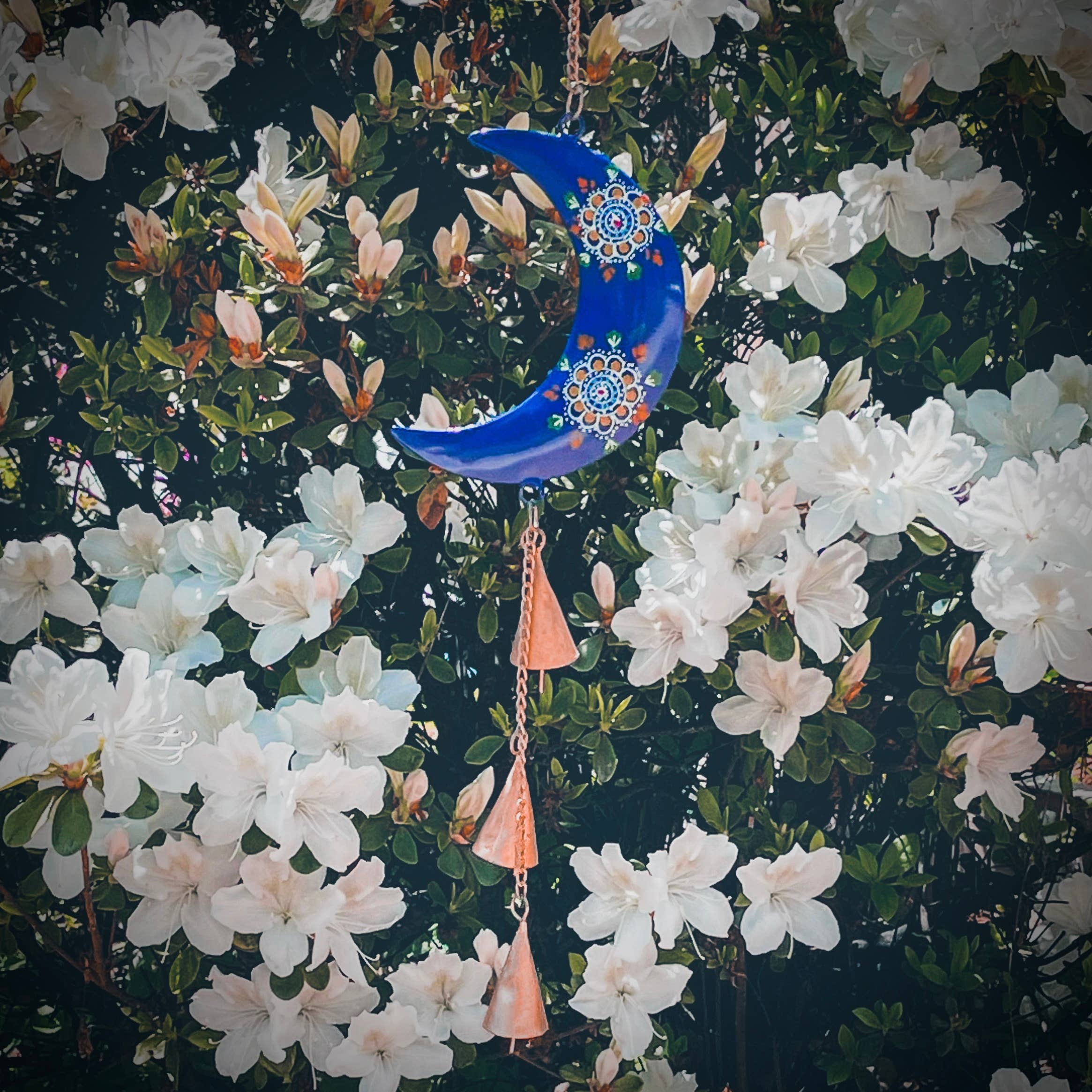 Mira Fair Trade - Wholesale Wind Chime - Cosmic Blue Moon1