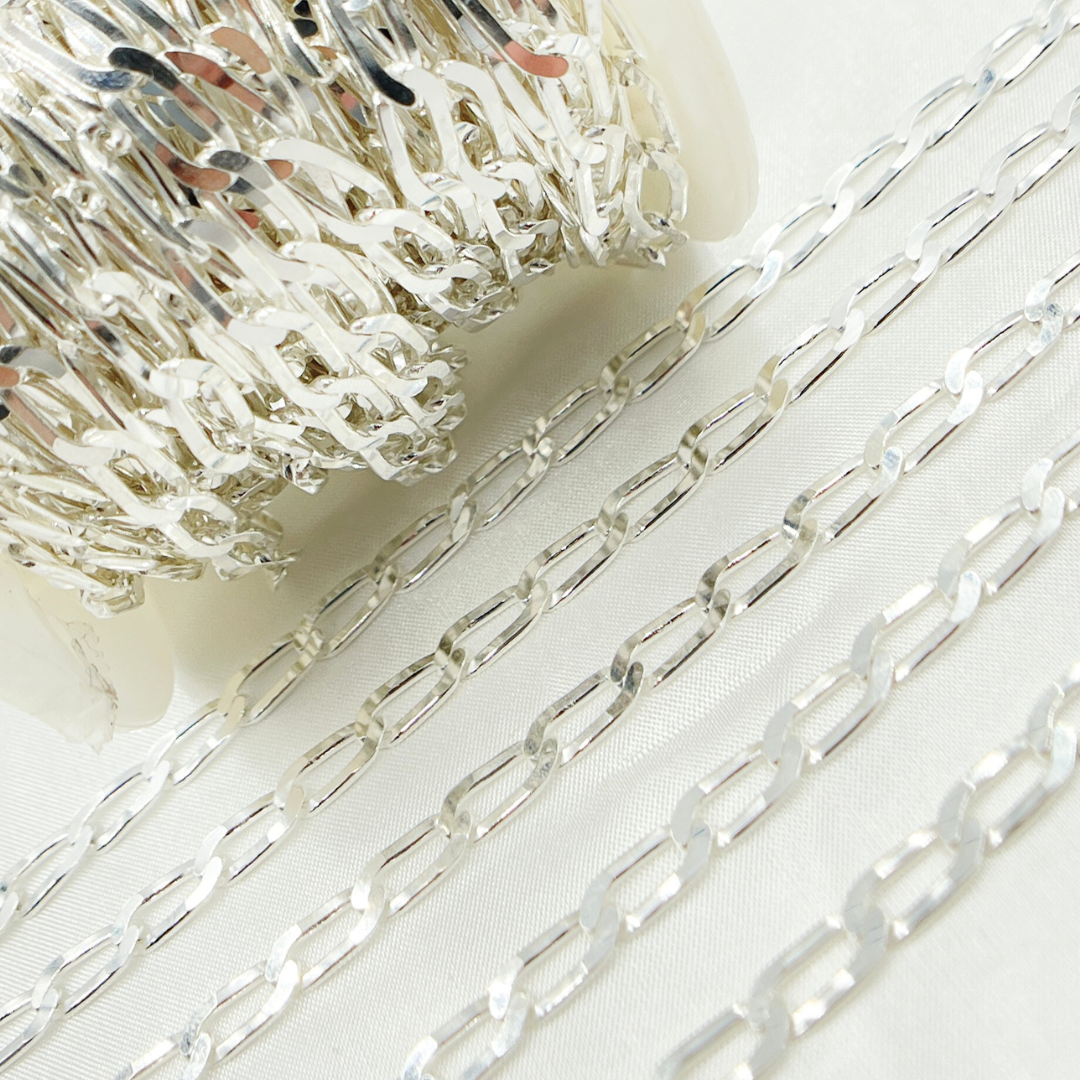 Tresor Jewelry Inc. - Wholesale Link & Chain Necklace - Z61SS. 925 Sterling Silver Flat Curb Link Chain3