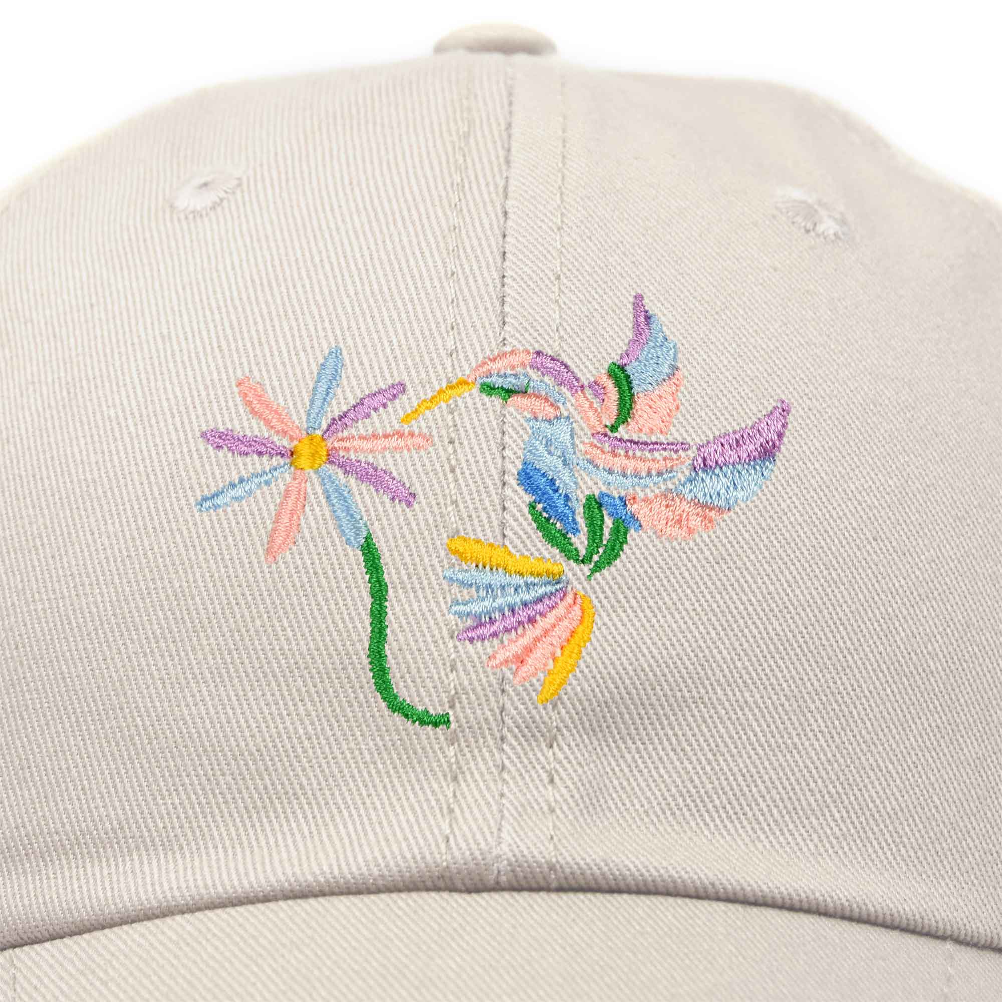 Dalix - Wholesale Baseball Cap - Women's - DALIX Pastel Hummingbird Hat Womens Embroidered Baseball Cap5