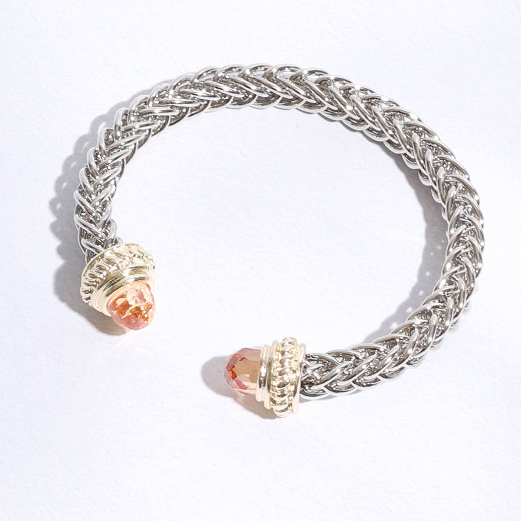 Fashion City – wholesale Cuff bracelet – 7MM Bangle Bracelet Ponytail Square10