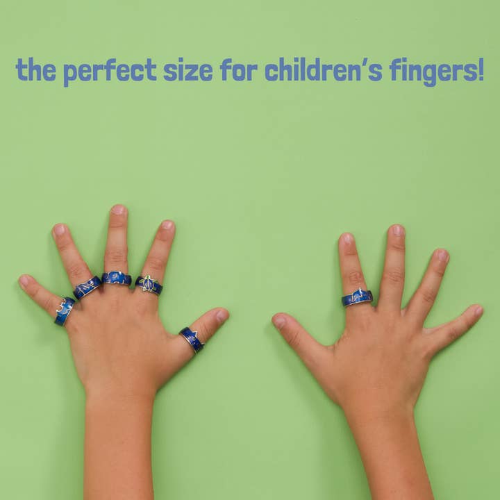 GeoCentral - Wholesale Band/Stacked Ring - Animal Band Mood Rings