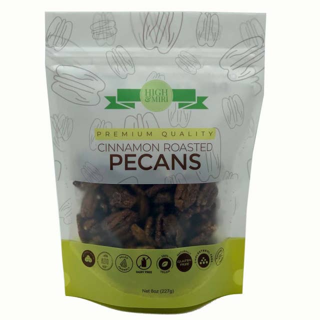 Cinnamon Roasted Pecans for wholesale by High&Miri