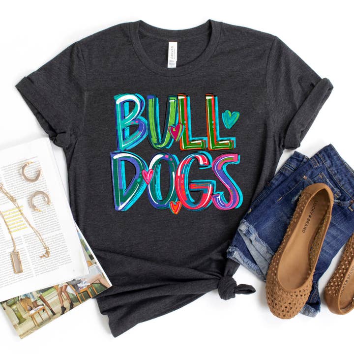 Transferencia DTF de Palabras Alegres de Bulldogs para venta al por mayor de Flawless Transfers