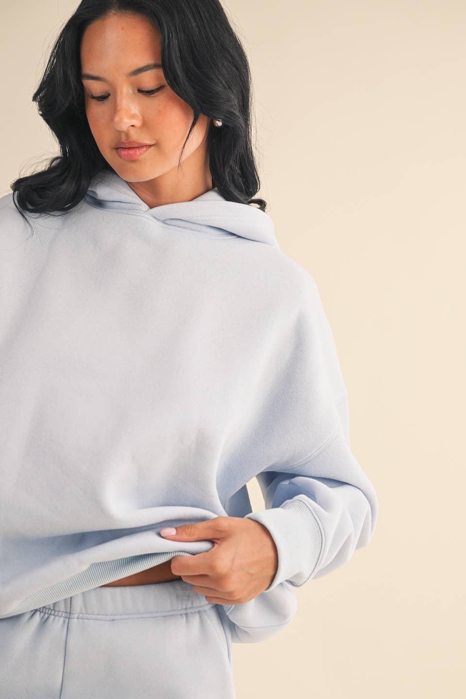 KIMBERLY C – Engroshandel Hoodie – Kvinder – Cozy Fleece oversize pullover hættetrøje30