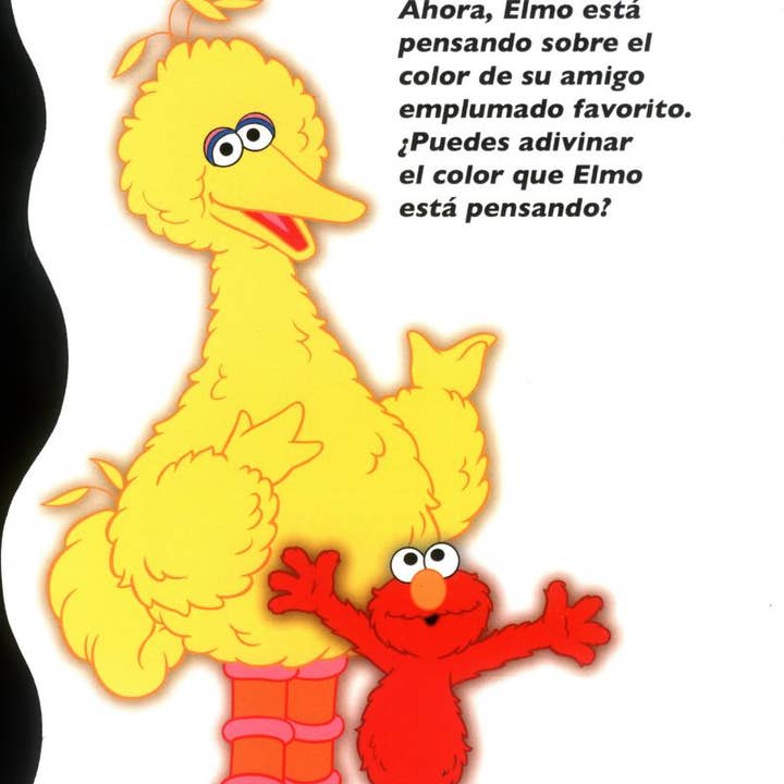 REMOVED BRAND - Wholesale Preschool Book (3-5) - Elmo's Guessing Game About Colors bilingual5