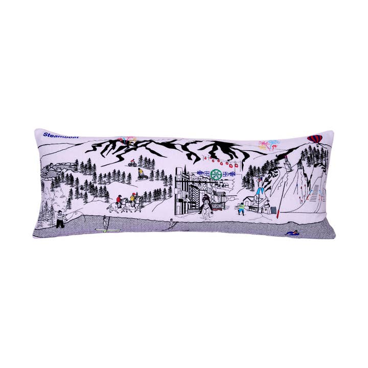 35" x 14" Queen Steamboat Springs, CO Pillow for wholesale by Beyond Cushions Corporation