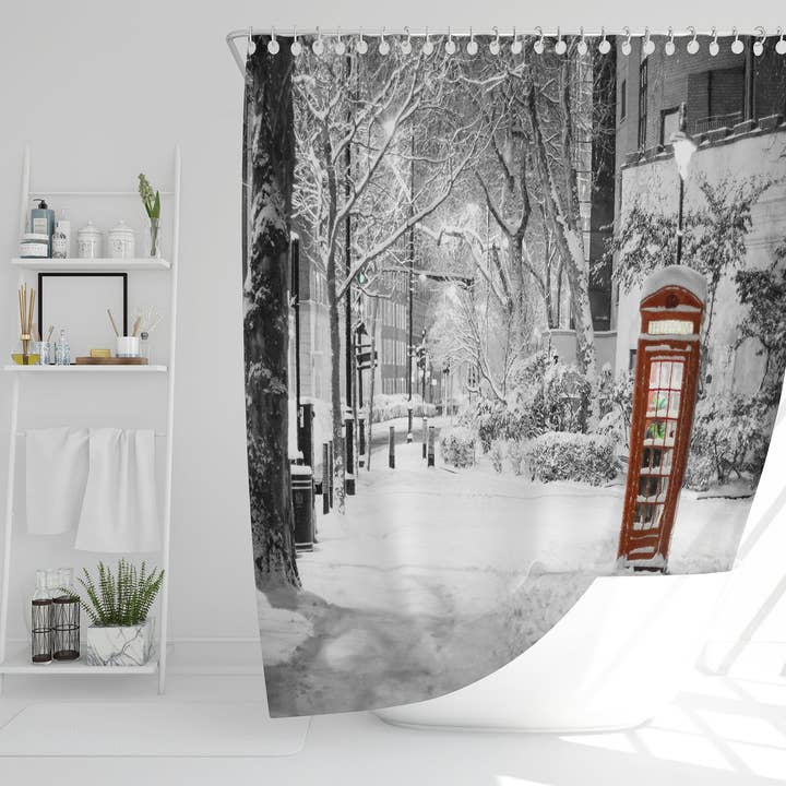 Neve di Londra (tenda da doccia) per la vendita all'ingrosso da parte di Benjamin Tate Design