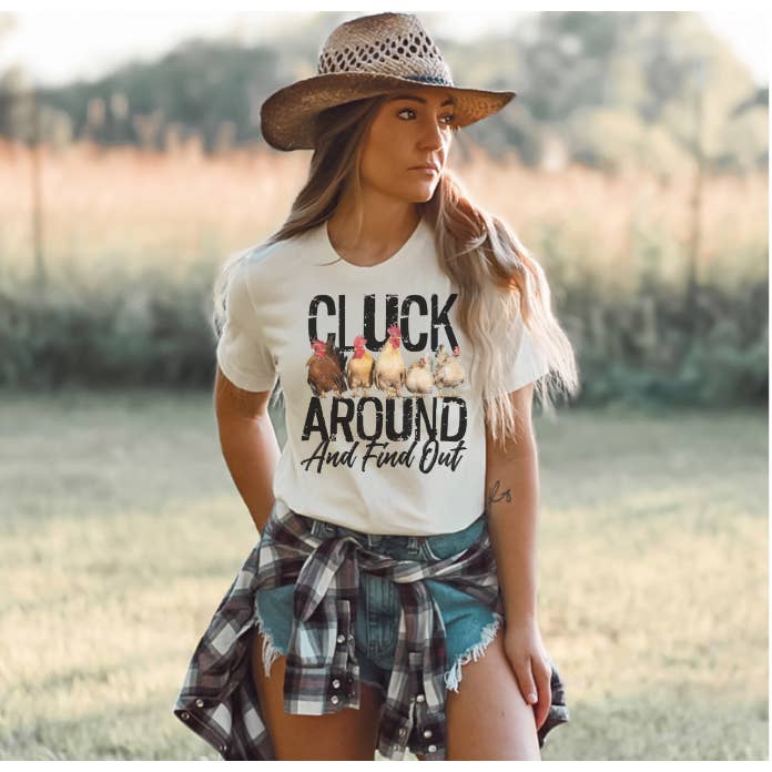 Imprimer DTF Cluck Around pour la vente par Simple Tymes