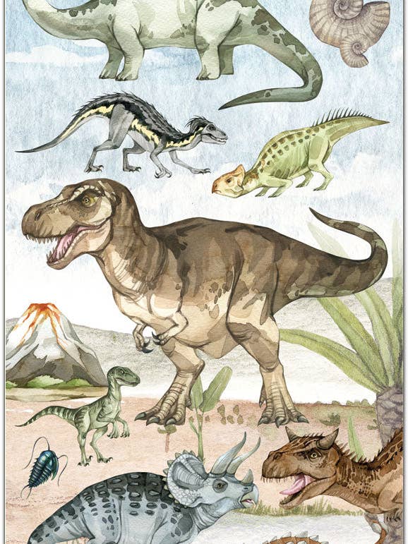 Stickers met dinosaurusthema voor wholesale door Violette Stickers