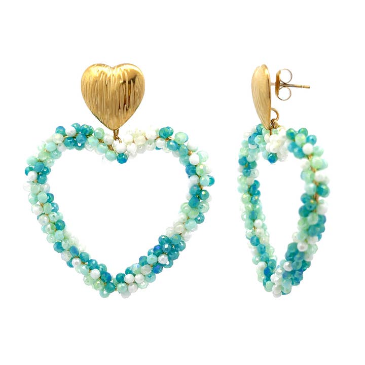 Crystal-örhänge i kirurgiskt stål – PC2380E997 för wholesale av AMORINO SRL