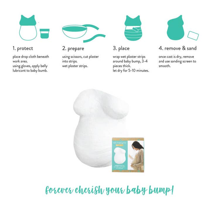 Kate & Milo - Wholesale DIY Craft Kit - Belly Casting Kit