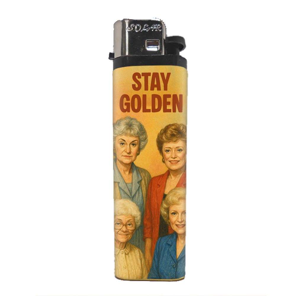 Shady Front - Wholesale Lighter - Stay Golden Basic Lighter0