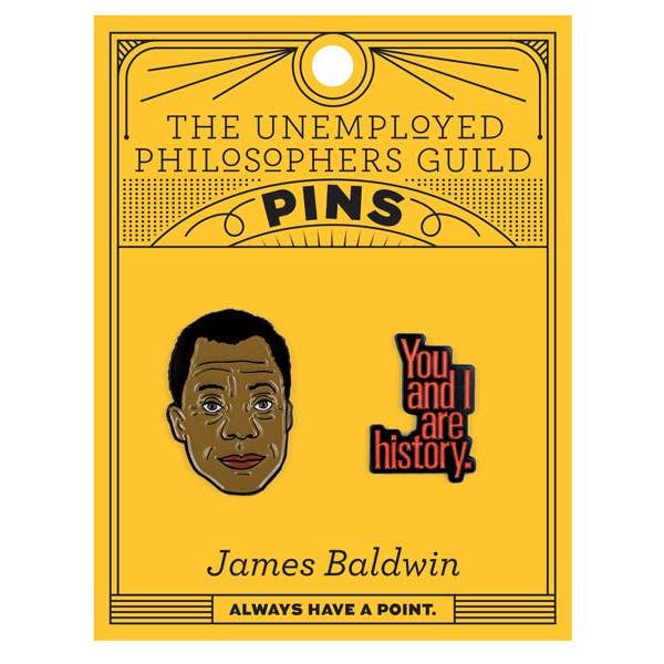 Baldwin & History Pins para venta al por mayor de Unemployed Philosophers Guild