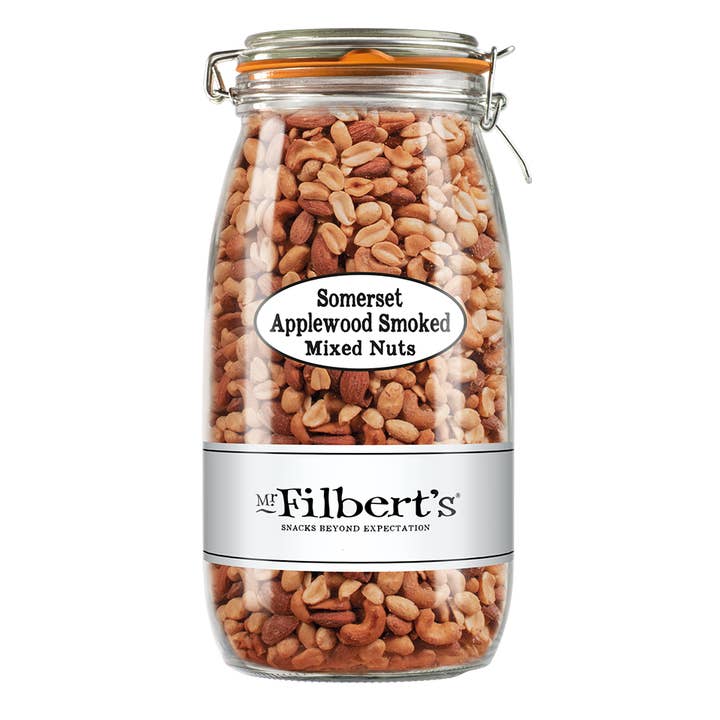 Mr Filbert's – wholesale Nuts – Somerset Applewood Smoked Mixed Nuts Loose Serve 1.5kg