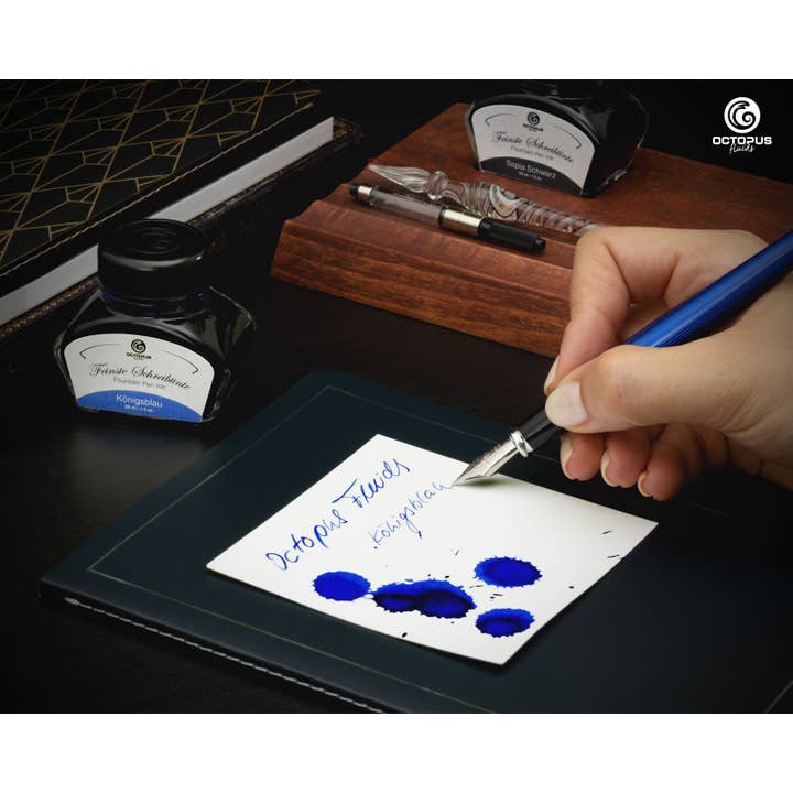 Octopus Concept GmbH – Tinta de escrita por atacado – Tinta de escrita azul royal, apagável, 30 ml com conversor2
