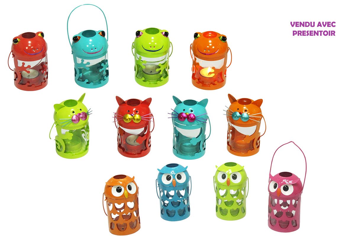 Socadis - Wholesale Night Light - Kids & Baby - AJ1208 - Photophore Animaux Assortis - Histoire De Fer0