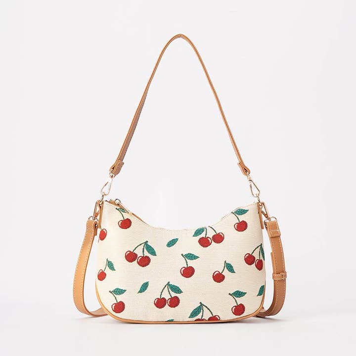 Cherry Moon Handbag in Cream Backdrop for wholesale by Signare London