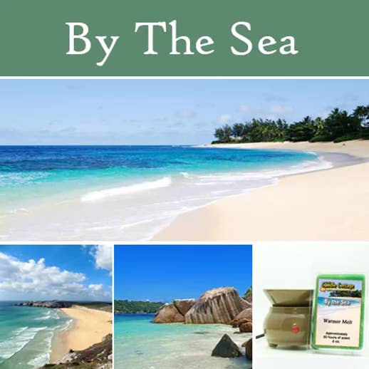 By The Sea Jumbo Wax Melt for wholesale by The Candle Cottage & DUOS Dual Fragrance Candles