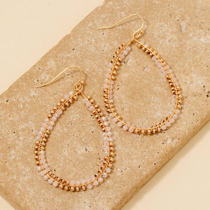 Anarchy Street - Wholesale Dangle Earrings - Mixed Beaded Teardrop Dangle Earrings