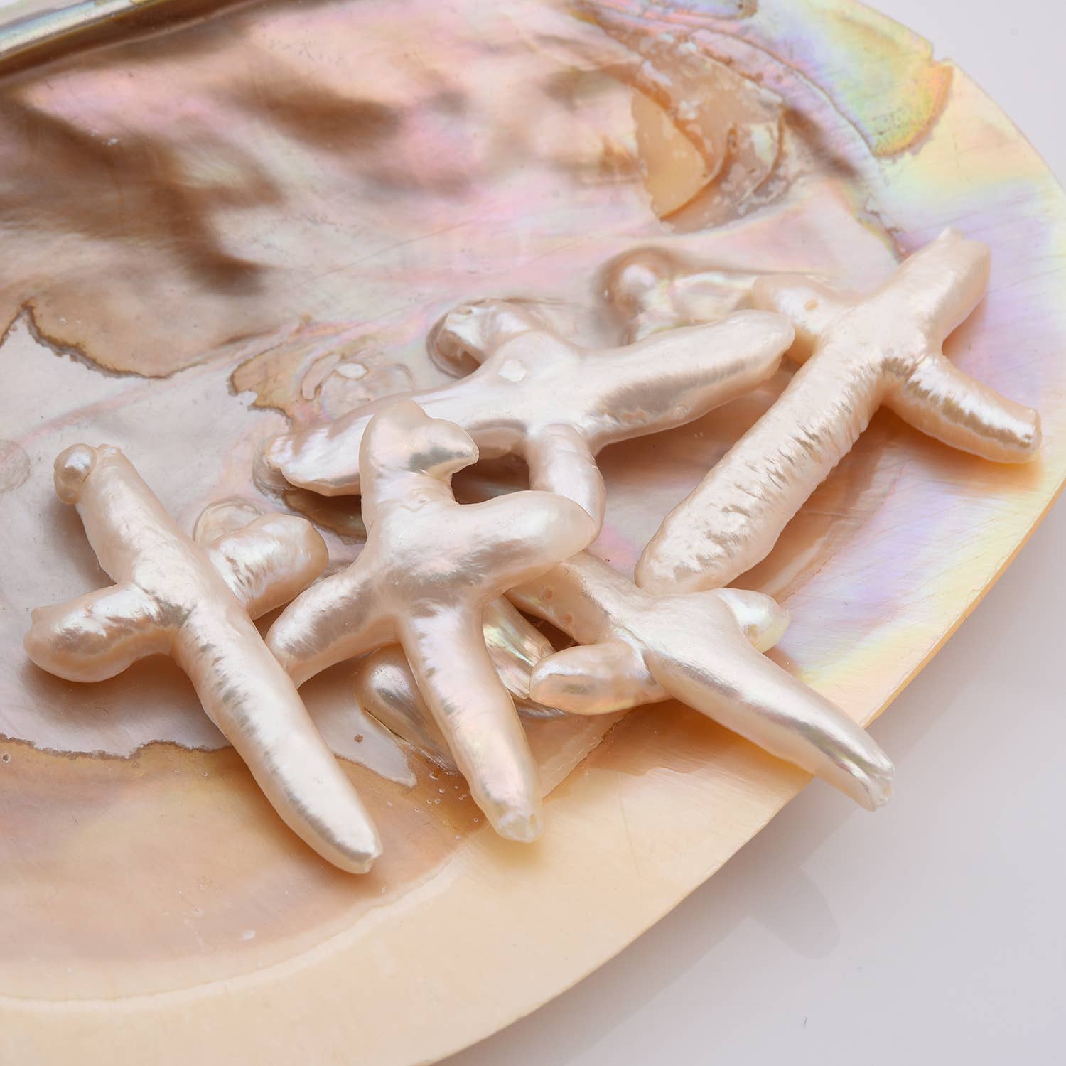 Beads Creation - Wholesale Beads - Natural Cross Pearl Bead, 35x20mm Pendant, Gift, FWP0583