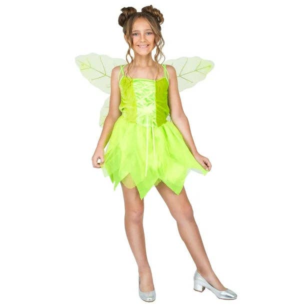 Caufield's Novelty - Wholesale Costume - Kids - Green Enchanted Woodland Fairy Costume