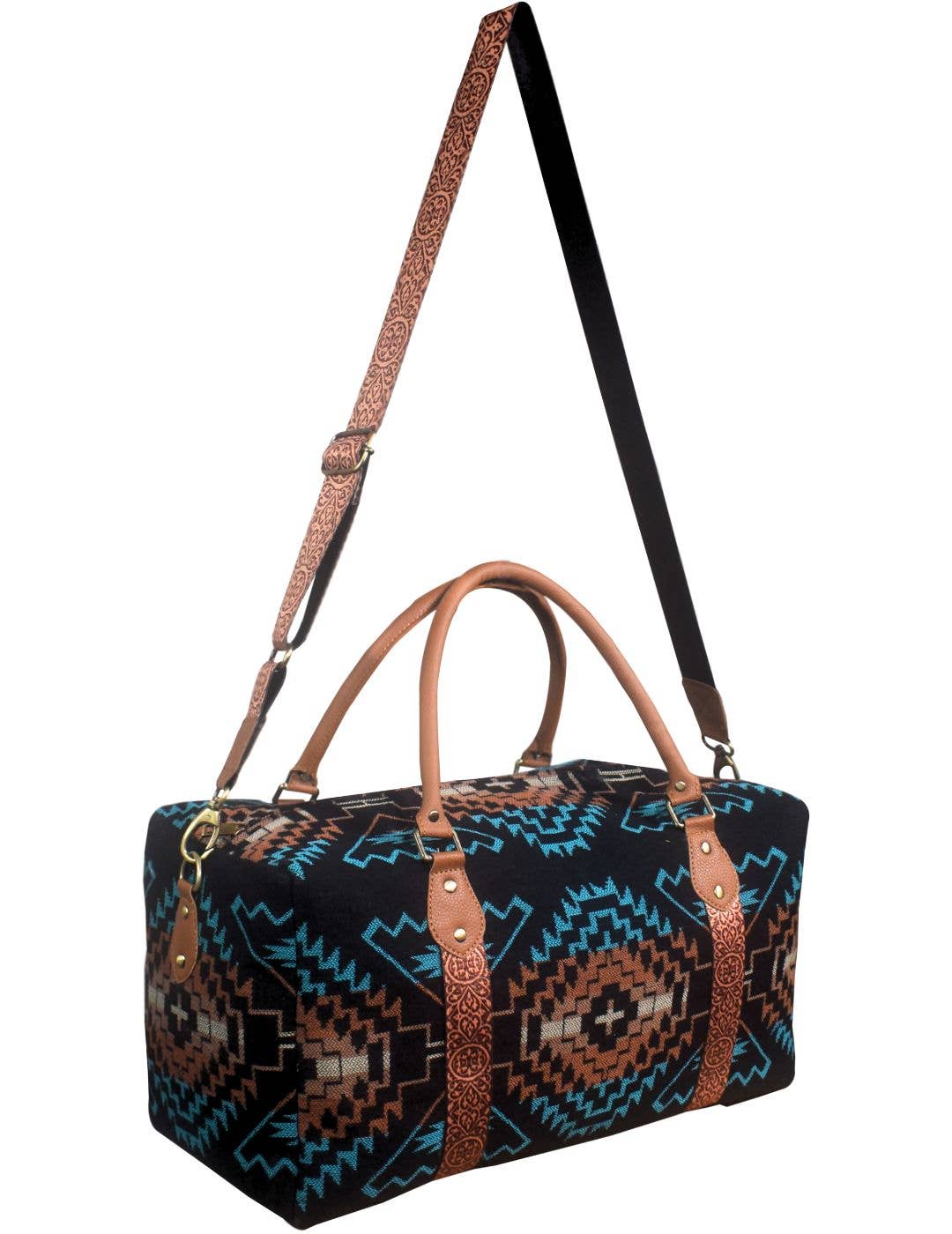 El Paso Saddleblanket - Wholesale Weekender Bag - Women's - Southwest Weekender Bag #T1