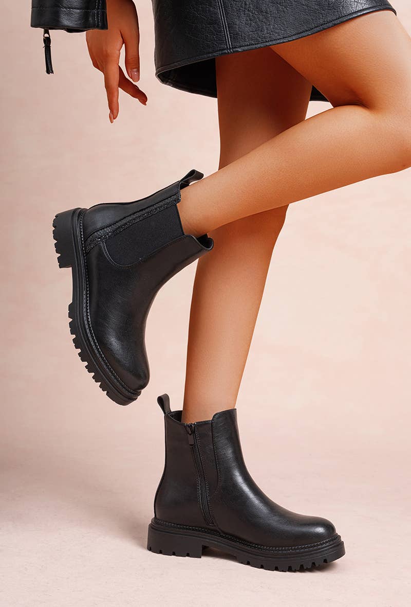 LADY GLORY - Venta al por mayor Botas Chelsea - Mujer - Botines de mujer con elástico – estilo y sencillez2