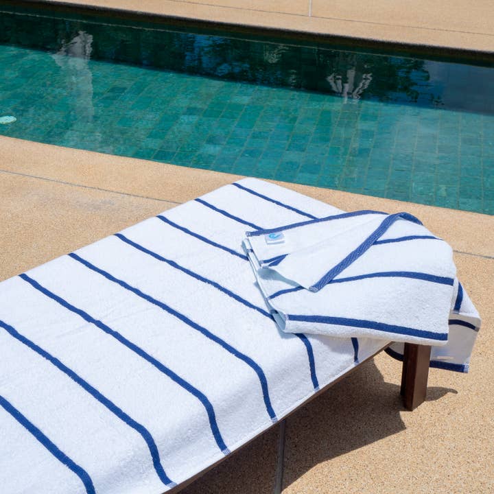 Arkwright Home - Wholesale Beach Towel - 2 Pack of Chaise Lounge Chair Towels, Fitted Pocket50