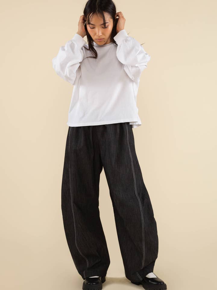 NLT - Wholesale T-Shirt - Women's - Vintage Boxy Garment Dyed Long Sleeve Tee
