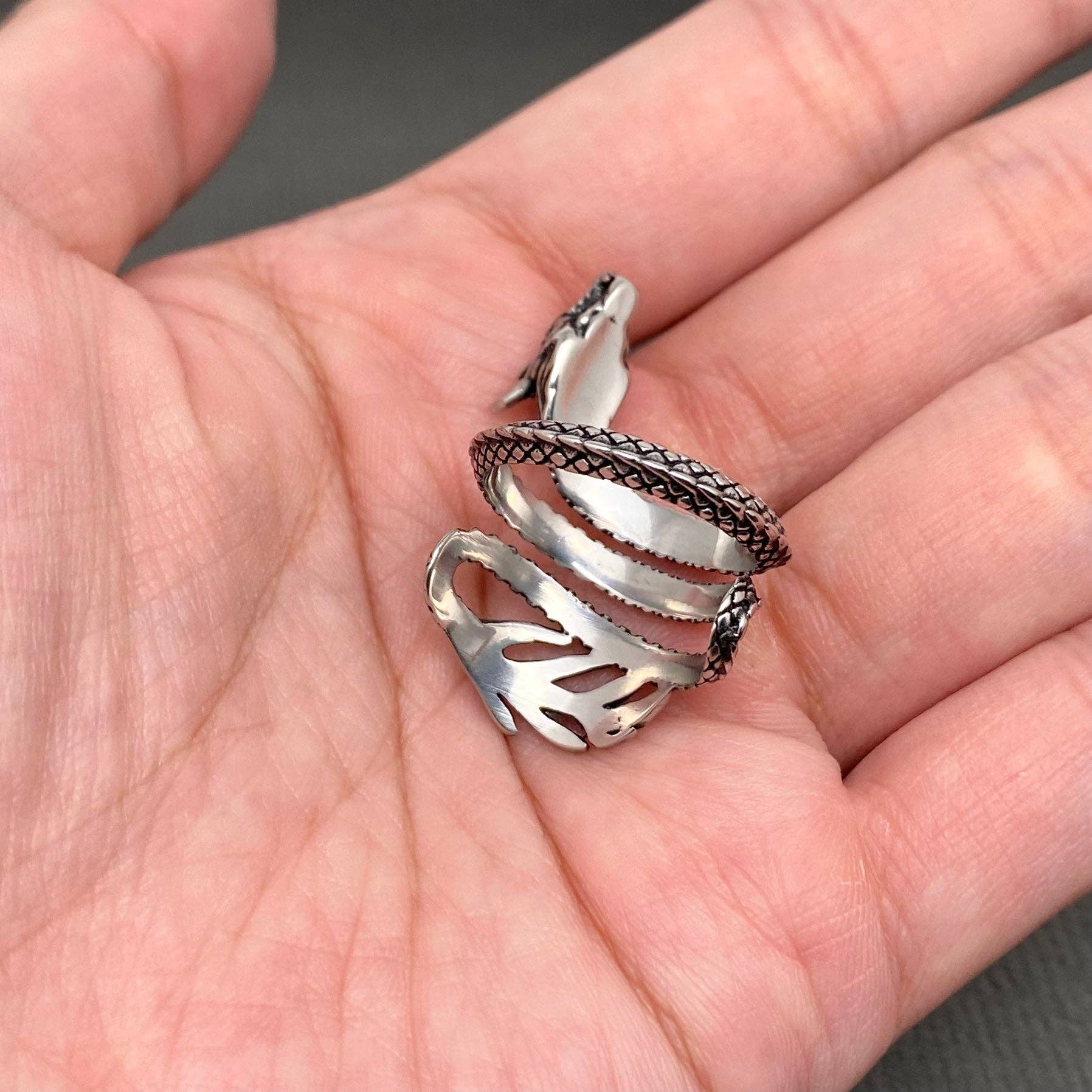 Mio Queena - Wholesale Signet Ring - Chinese Dragon Men's Stainless Steel Ring - MJ/MR3