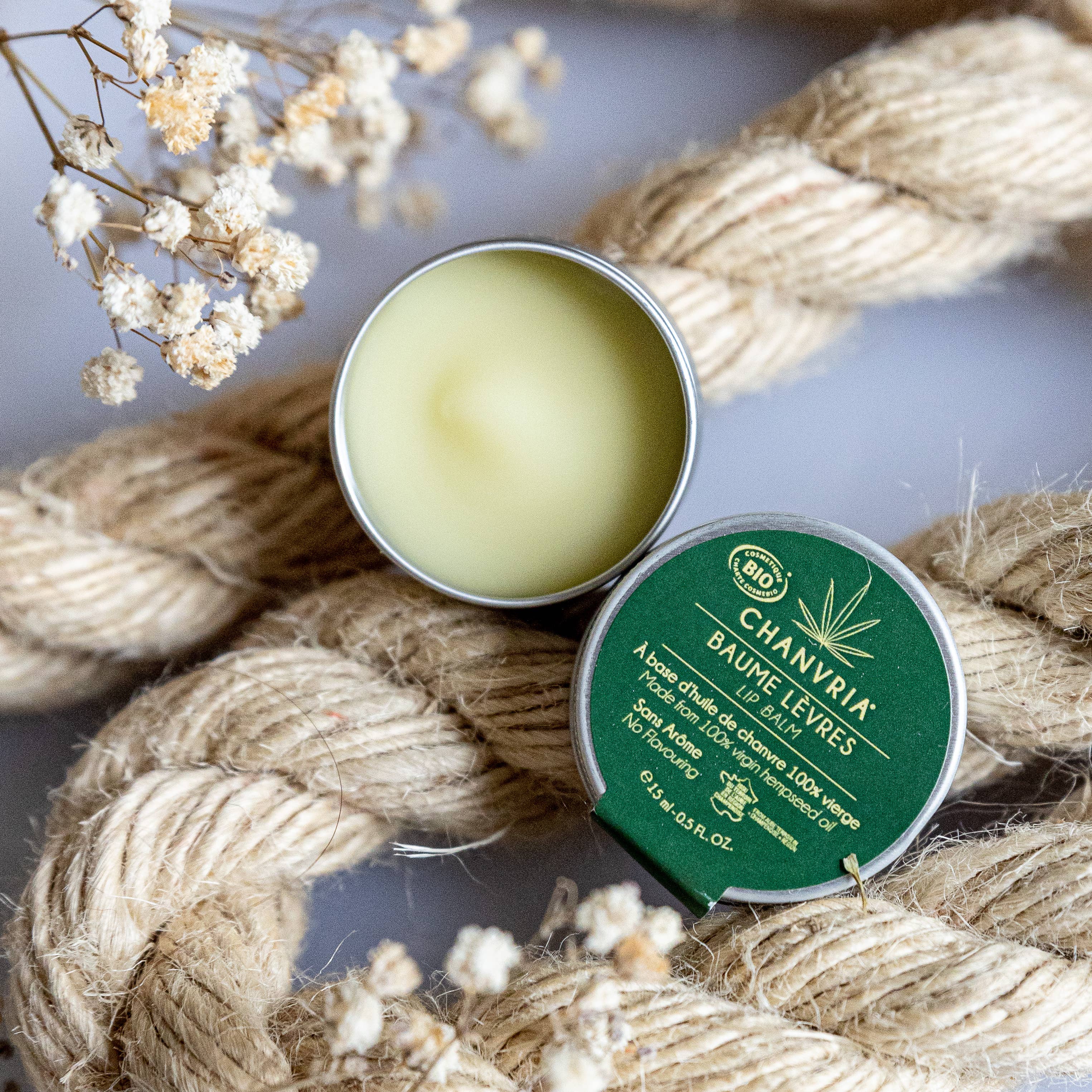 CHANVRIA - Wholesale Lip Balm - CHANVRIA - ORGANIC HEMP LIP BALM 15 ML4