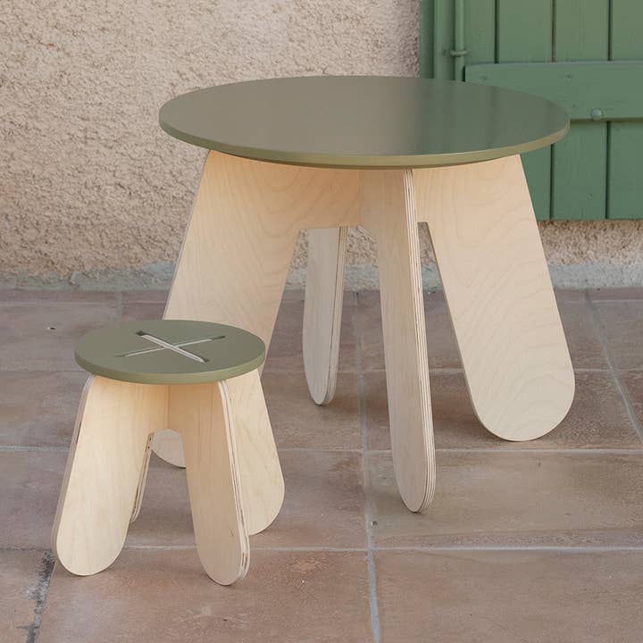 Kids Wooden Table Khaki for wholesale by Babai