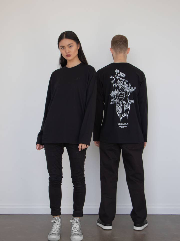 Urban Nature Unisex-Langarmshirt für den Großhandel von Kodama Apparel