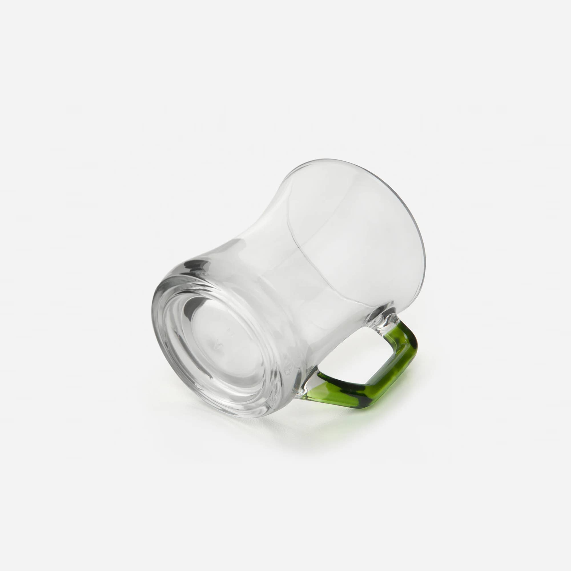 Hakan - Wholesale Coffee Mug - Zen Glass Coffee Mug Set with Colorful Handle, 6 Pcs, 7.6 oz4