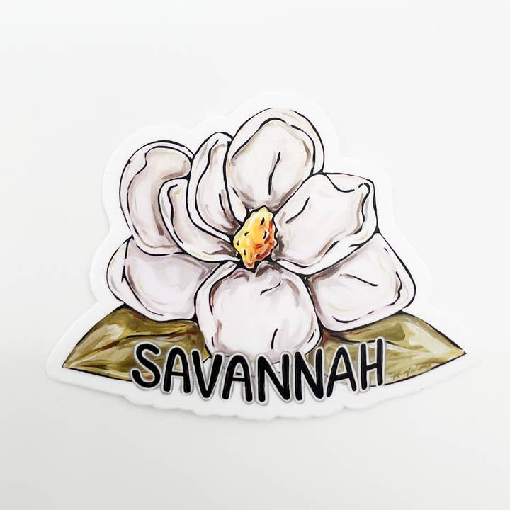 Home Malone - Wholesale Sticker - Savannah Magnolia Sticker - Sticker met zuidelijke bloemen0