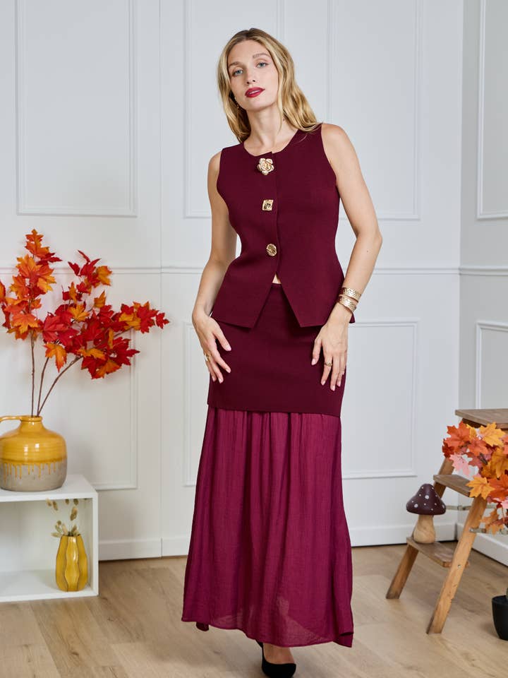 LULUMARY - Wholesale Skirt - Women's - Elegant skirt SK86416