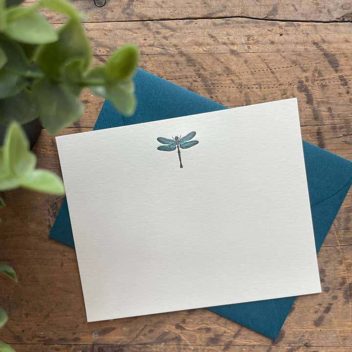 Dragonfly Notecard for wholesale by Alice-Louise Press