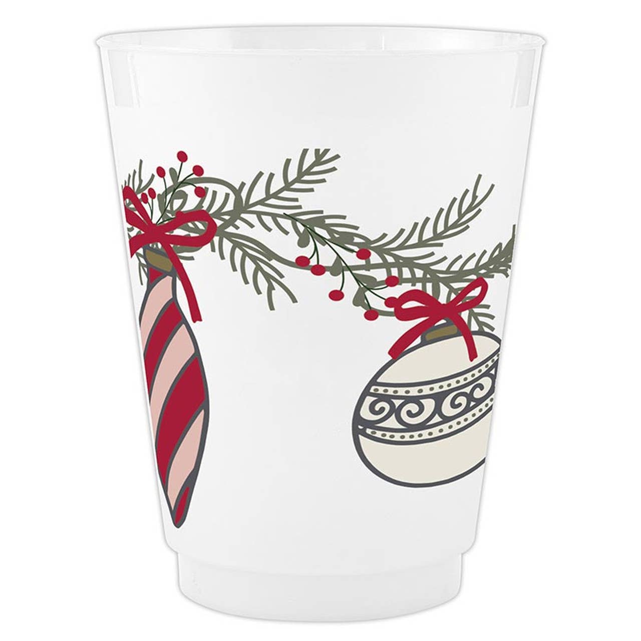 Santa Barbara Design Studio by Creative Brands - Wholesale Disposable Cup - Gold Foil Frost Cup - Ornaments - Set of 83