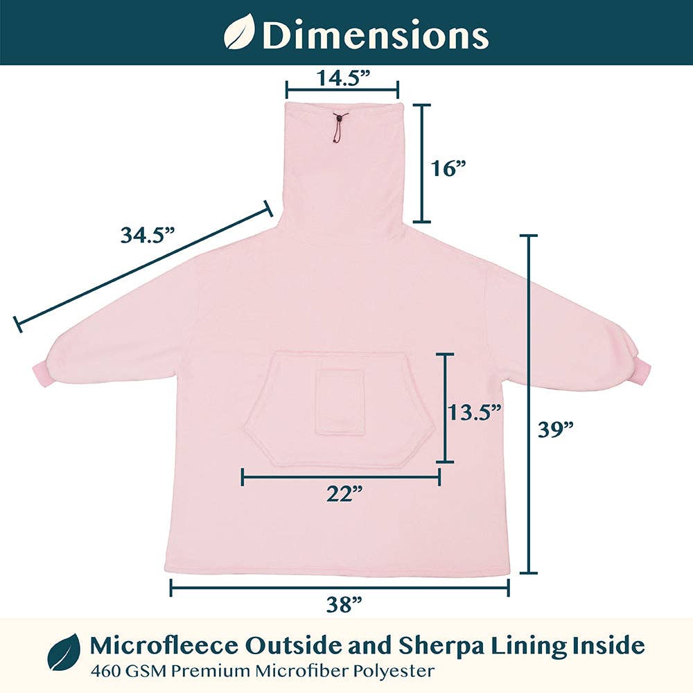 Pavilia - Wholesale Throw Blanket - Neck Warmer Sweatshirt Hoodie Blanket38