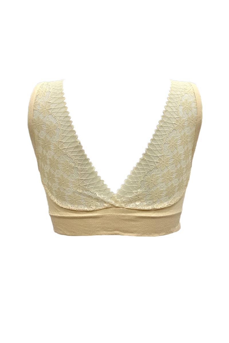 Assorted Bralette with lace on the back/V32047 for wholesale on Faire4